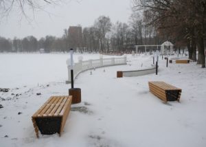 Завершен первый этап благоустройства береговой зоны озера Пионер в Раменском