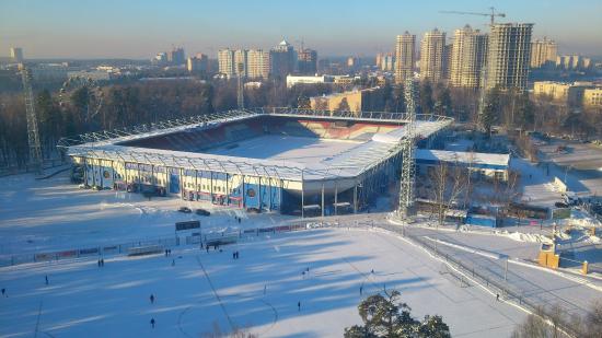 Самый большой каток города Раменское будет залит на запасном поле стадиона «Сатурн»