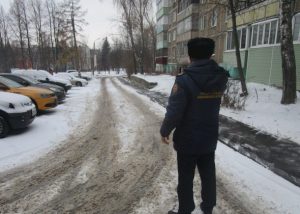 Инспекторы Госадмтехнадзора проводят проверки зимней уборки в Раменском г.о.