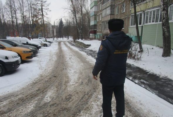 Инспекторы Госадмтехнадзора проводят проверки зимней уборки в Раменском г.о.