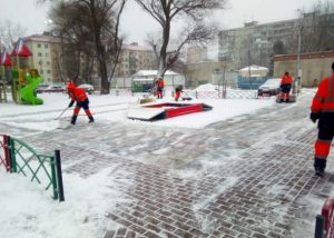 В Раменском г.о. за минувшие сутки убрано более 480 тыс.кв.м. от снега