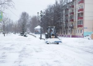 За прошедшую ночь в  Раменском округе от снега и наледи расчищено 78 408 кв.м