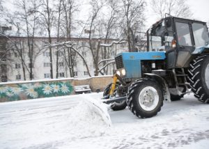 За прошедшую ночь в Раменском округе от снега  расчищено 83 800 кв.м
