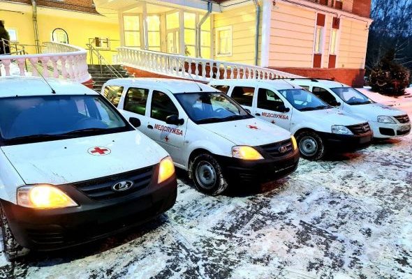Пять автомобилей для неотложной помощи поступило в Раменскую больницу