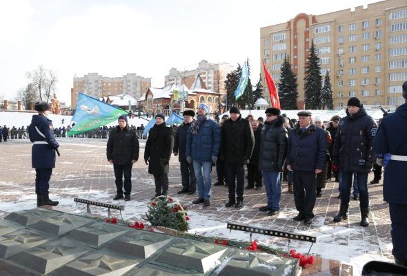 Митинг воинской славы состоялся 6 февраля на площади Победы в г.Раменское