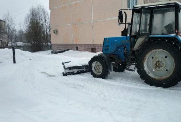 Минувшей ночью в Раменском от снега расчистили 393 577 кв.м территорий