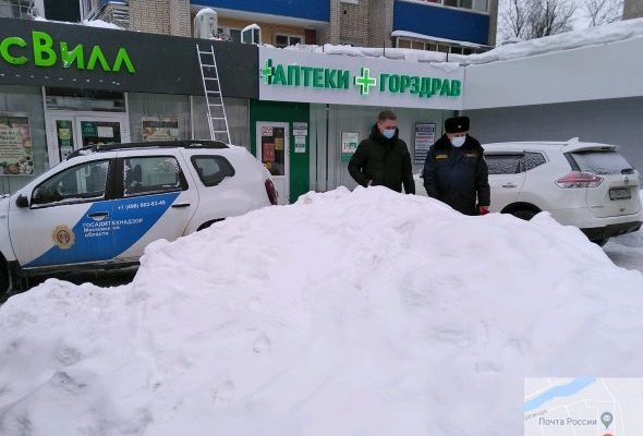 По предписаниям Госадмтехнадзора устранено 10 нарушений хода зимней уборки в Раменском и Жуковском