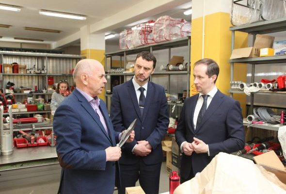 Роман Терюшков и Виктор Неволин посетили фирму «СПРУТ»