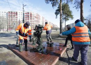 МБУ «Содержание и благоустройство» приступило к весеннему этапу работ в городе Раменское