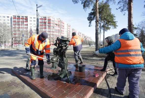 МБУ «Содержание и благоустройство» приступило к весеннему этапу работ в городе Раменское