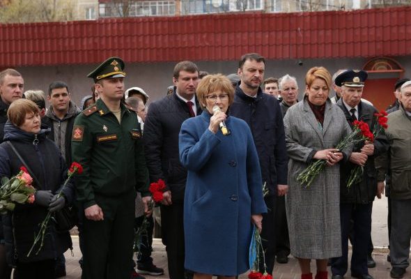 Митинг в память о трагедии на Чернобыльской АЭС состоялся 26 апреля в г.Раменское у военкомата