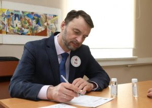 Глава Раменского городского округа Виктор Неволин принял участие в международной акции «Диктант Победы»