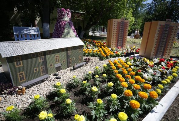 Фестиваль цветников, который открылся в городе Раменское, собрал 17 участников