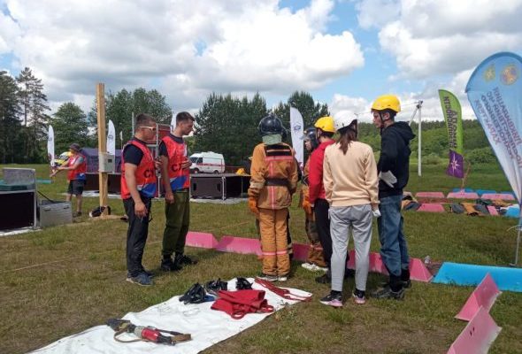 Раменские школьники приняли участие Московском областном слете по безопасности