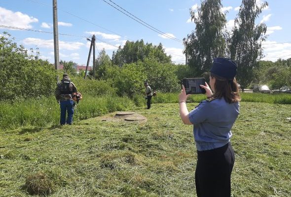 По предписаниям Госадмтехнадзора Раменском округе окошены территории общего пользования