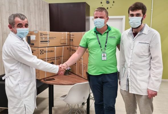 Сотрудники гипермаркета «Леруа Мерлен «Чулково» поддержали раменских врачей