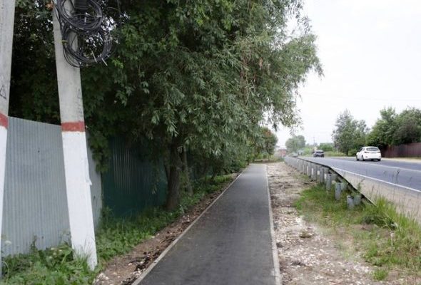 13 км тротуаров построили в Раменском округе