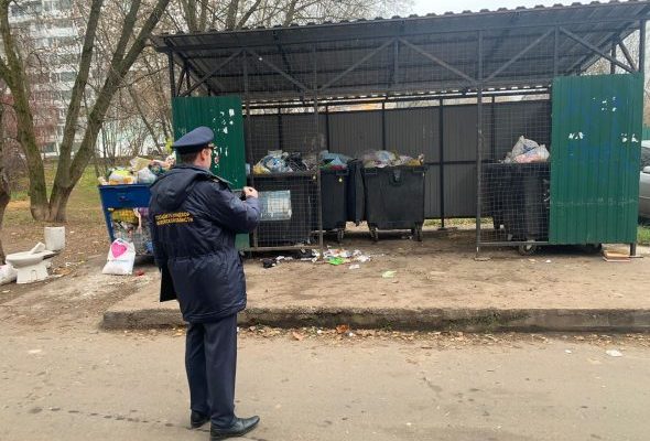 Госадмтехнадзор в Раменском наказал нерадивых ответственных лиц за содержание контейнерных площадок