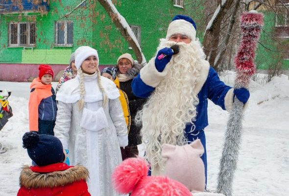 Новогодняя программа на бульваре Космонавтов в г.Раменское