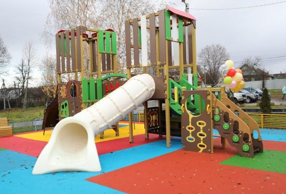 В рамках содержания территории Раменского городского округа запланирована замена оборудования детских игровых площадок