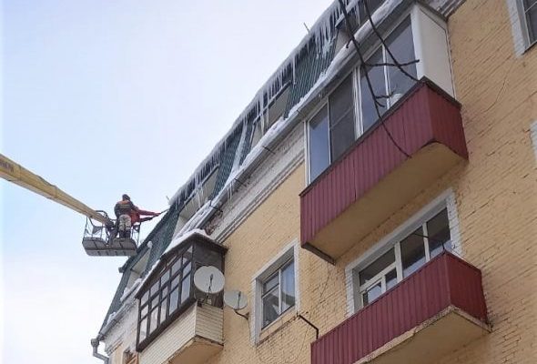 Госжилинспекция подтвердила очистку 364 скатных кровель в Раменском