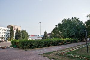 Комсомольская площадь – административный и торговый центр Раменского