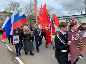 Патриотическая акция «Бессмертный полк» и торжественный митинг состоялись в поселке Родники Раменского г.о.