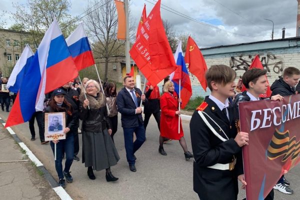 Патриотическая акция «Бессмертный полк» и торжественный митинг состоялись в поселке Родники Раменского г.о.