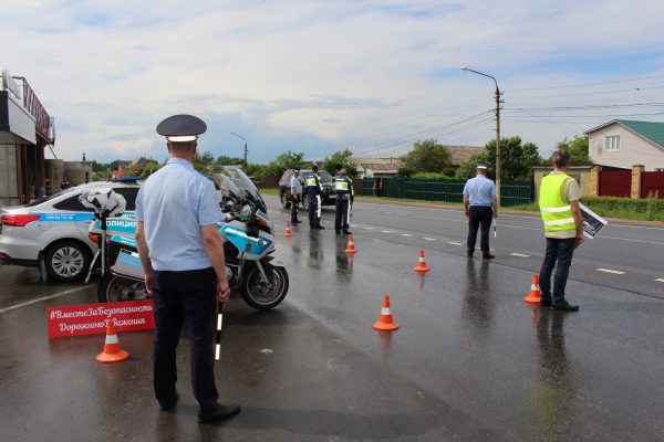 Сотрудники ГИБДД и Рамавтодора напомнили жителям округа о безопасности на дороге