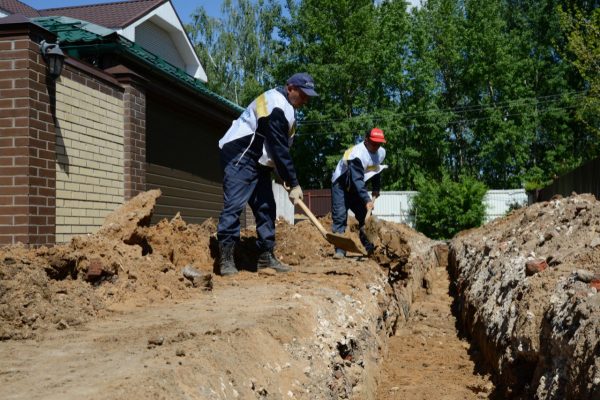 В Капустино ведутся работы по строительству газораспределительной сети