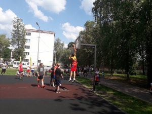 В Раменском прошел открытый турнир по стритболу