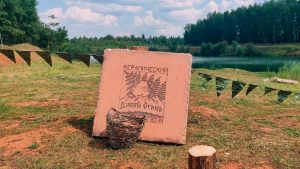 На берегу карьера ГКЗ с изумительной лазурного цвета водой сегодня проходит фестиваль-пленэр «Дикий огонь»