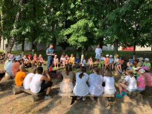 В оздоровительном лагере провели мероприятие по пожарной безопасности