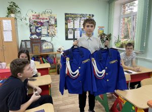 Ряды юных инспекторов движения Удельнинской школы-интерната пополнились новыми участниками