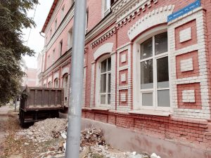 Ремонтные работы идут в терапевтическом корпусе