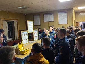 Студенты Раменского колледжа побывали на экскурсии «Ночь в пожарной части»