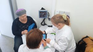 Передвижной ФАП уже вторую неделю работает в ТУ «Новохаритоновское»