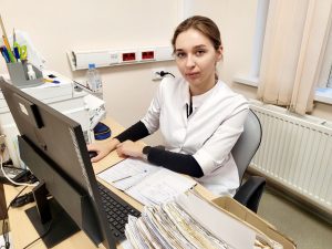 Новый участковый терапевт ведет прием во втором терапевтическом отделении