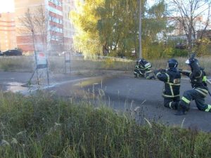 Раменские студенты соревновались в компетенции «Пожарная безопасность»