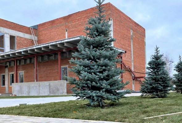 Строительная готовность центра культурного развития в ТУ Сафоновское достигла 60%￼