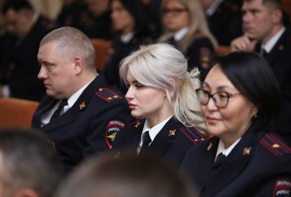 Раменских полицейских наградили в День органов внутренних дел РФ