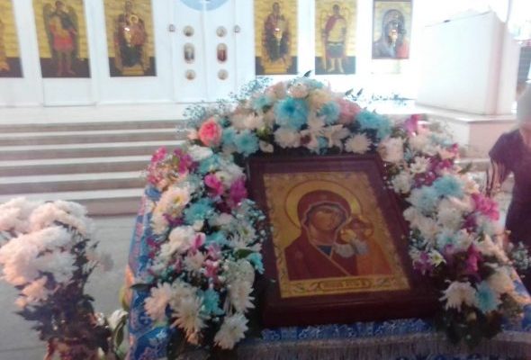 Престольный праздник в Казанском храме г. Раменское