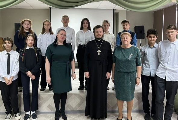 В Заворовской школе прошли рождественские чтения