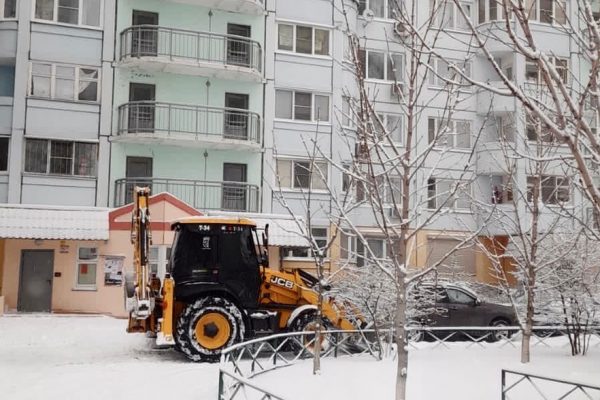 В ТУ Островецкое ликвидируют последствия снегопада