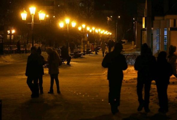 В округе выполнен план по обустройству уличного освещения в текущем году￼