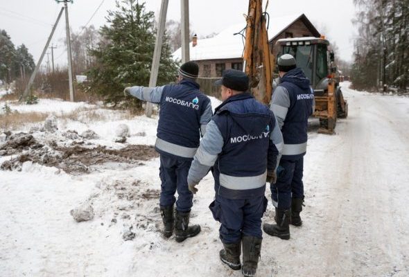 Догазификация Подмосковья продолжается в любую погоду