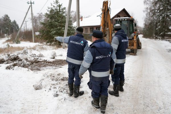 Догазификация Подмосковья продолжается в любую погоду