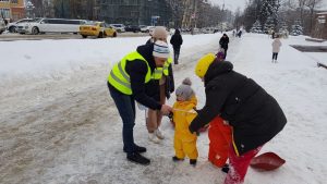 Сотрудники Рамавтодора напоминают школьникам о безопасности на дорогах