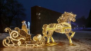 В Раменском почти завершено новогоднее оформление