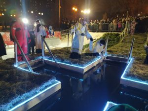 Работники территориального управления № 8 ГКУ МО «Мособлпожспас» обеспечили безопасность в ночь Крещенских купаний